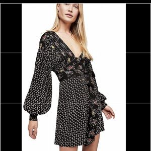 Free People Wonderland Printed A-line Dress